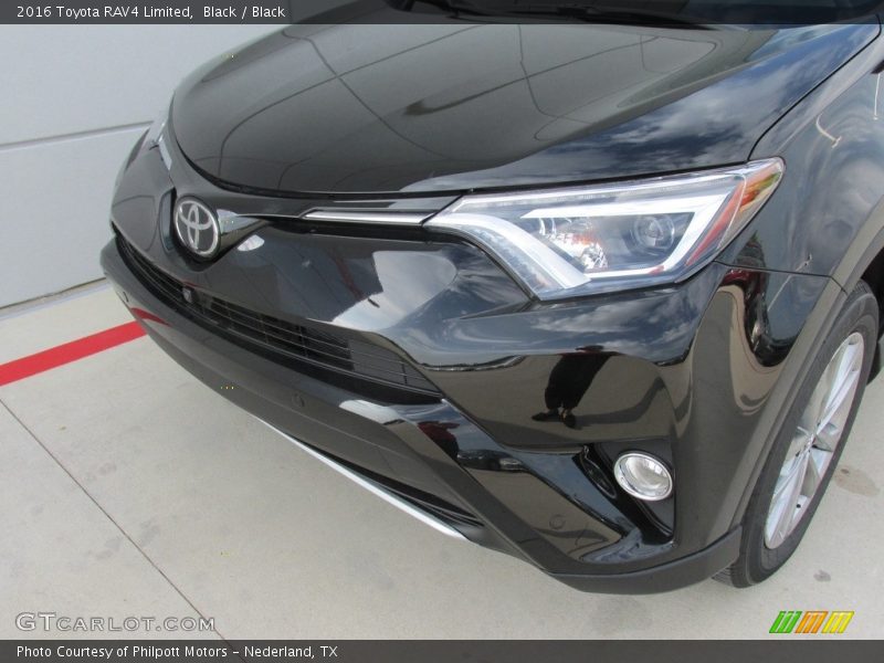 Black / Black 2016 Toyota RAV4 Limited