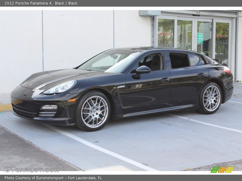 Black / Black 2012 Porsche Panamera 4