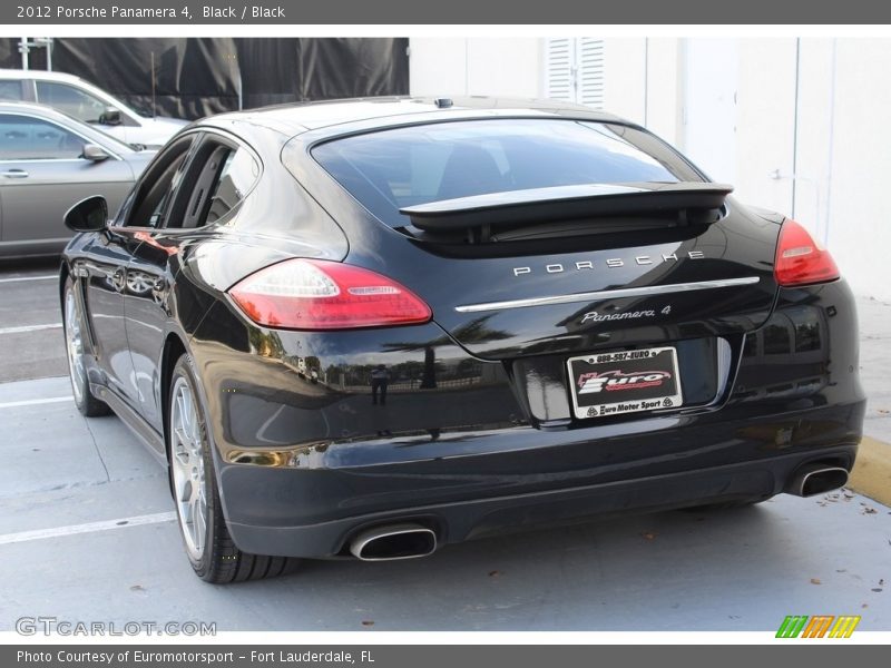 Black / Black 2012 Porsche Panamera 4