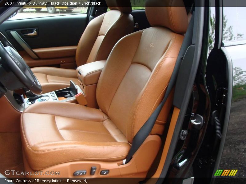Black Obsidian / Brick/Black 2007 Infiniti FX 35 AWD