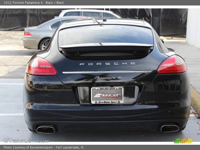 Black / Black 2012 Porsche Panamera 4