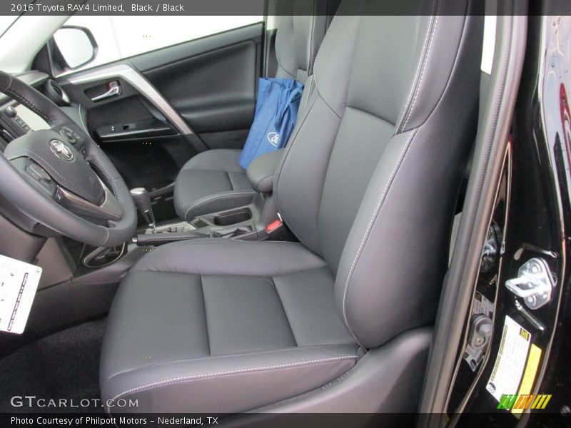 Black / Black 2016 Toyota RAV4 Limited