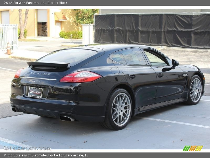 Black / Black 2012 Porsche Panamera 4