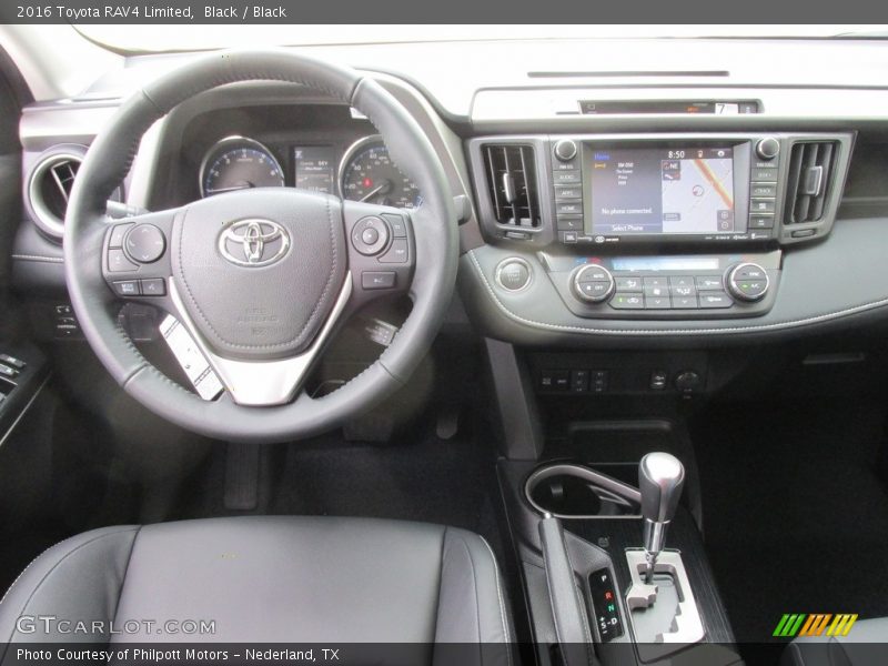 Black / Black 2016 Toyota RAV4 Limited