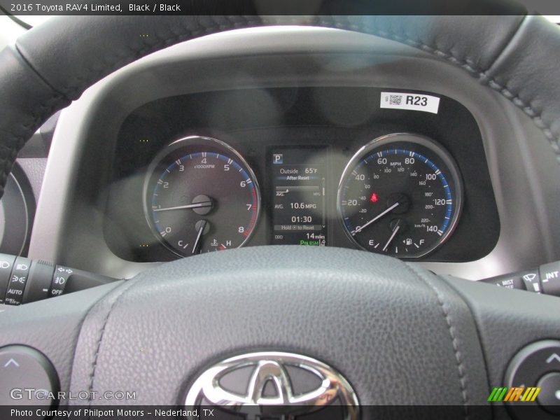 Black / Black 2016 Toyota RAV4 Limited