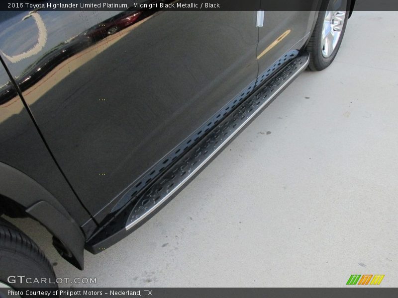 Midnight Black Metallic / Black 2016 Toyota Highlander Limited Platinum