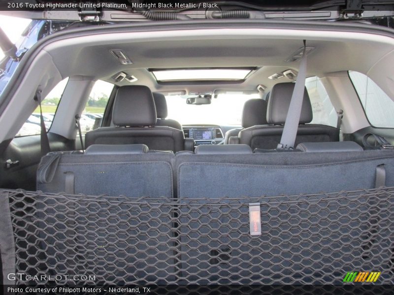 Midnight Black Metallic / Black 2016 Toyota Highlander Limited Platinum