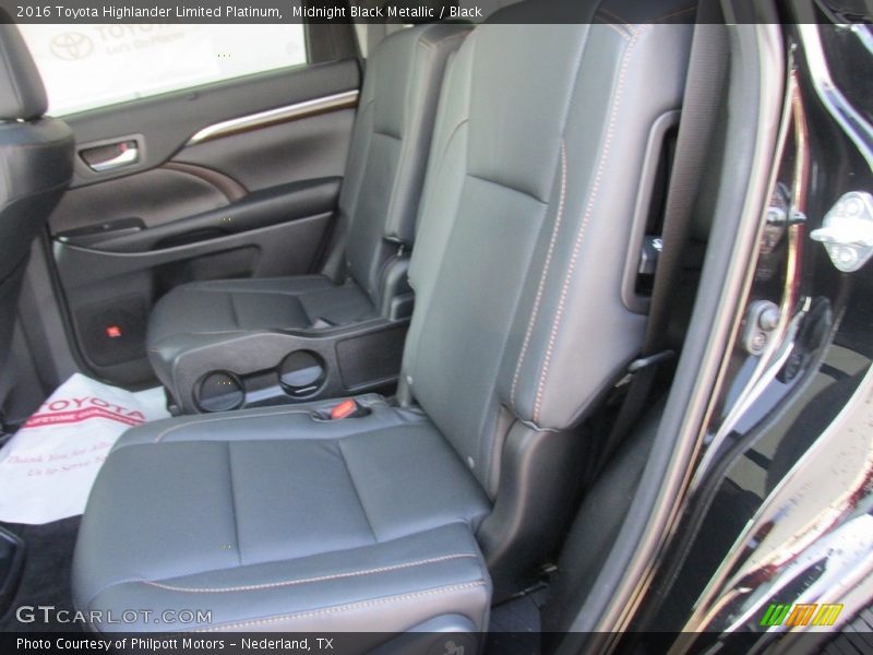 Midnight Black Metallic / Black 2016 Toyota Highlander Limited Platinum