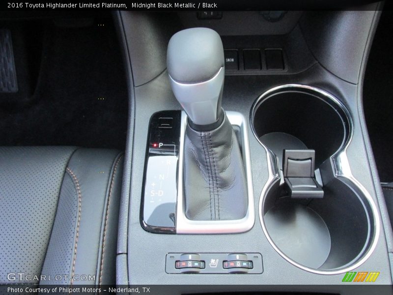 Midnight Black Metallic / Black 2016 Toyota Highlander Limited Platinum