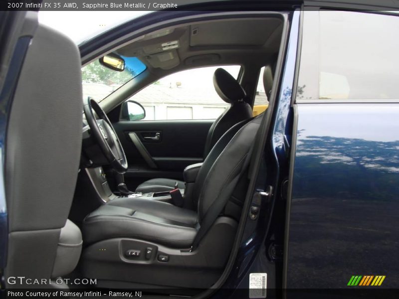 Sapphire Blue Metallic / Graphite 2007 Infiniti FX 35 AWD