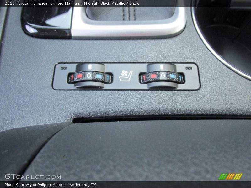 Midnight Black Metallic / Black 2016 Toyota Highlander Limited Platinum