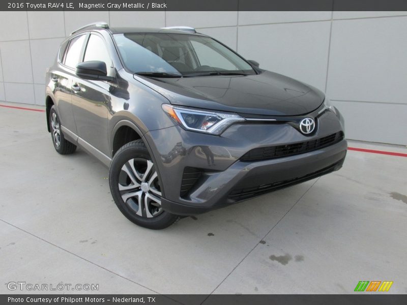 Magnetic Gray Metallic / Black 2016 Toyota RAV4 LE