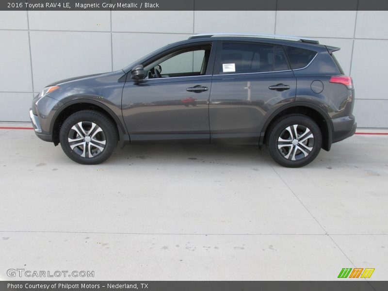 Magnetic Gray Metallic / Black 2016 Toyota RAV4 LE