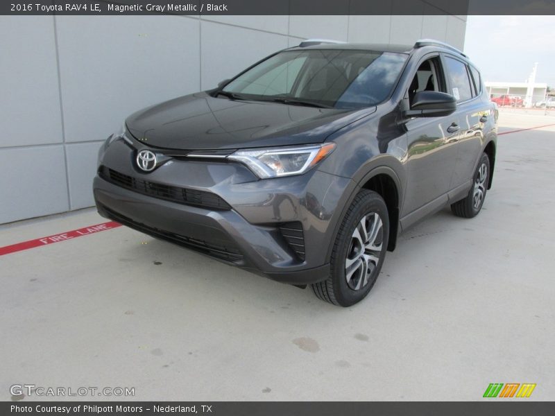 Magnetic Gray Metallic / Black 2016 Toyota RAV4 LE