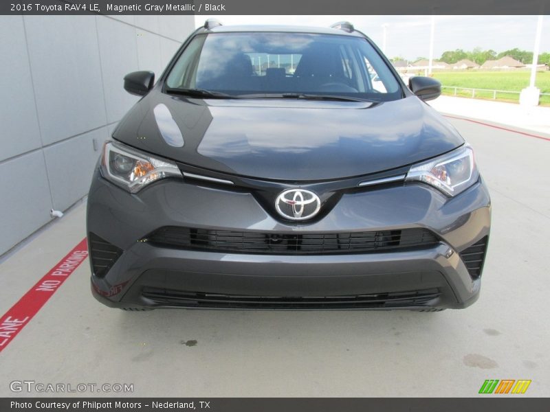 Magnetic Gray Metallic / Black 2016 Toyota RAV4 LE