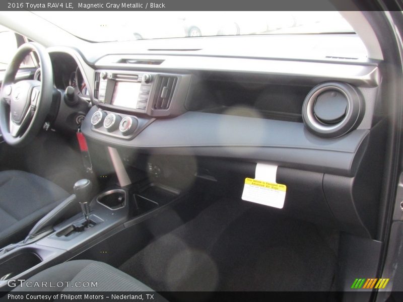 Magnetic Gray Metallic / Black 2016 Toyota RAV4 LE