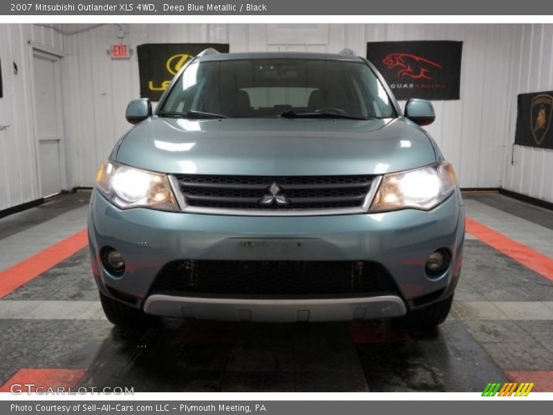 Deep Blue Metallic / Black 2007 Mitsubishi Outlander XLS 4WD