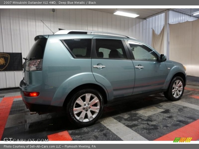 Deep Blue Metallic / Black 2007 Mitsubishi Outlander XLS 4WD