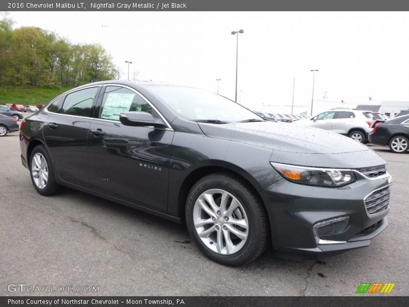 Nightfall Gray Metallic / Jet Black 2016 Chevrolet Malibu LT
