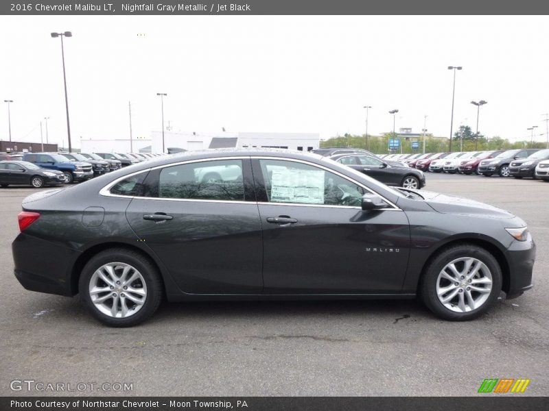 Nightfall Gray Metallic / Jet Black 2016 Chevrolet Malibu LT