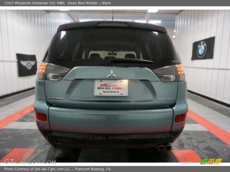 Deep Blue Metallic / Black 2007 Mitsubishi Outlander XLS 4WD