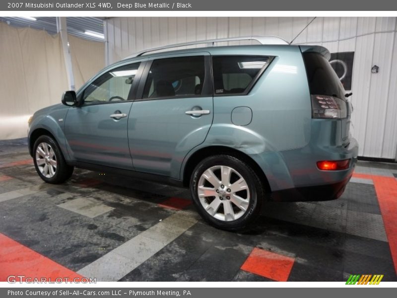Deep Blue Metallic / Black 2007 Mitsubishi Outlander XLS 4WD