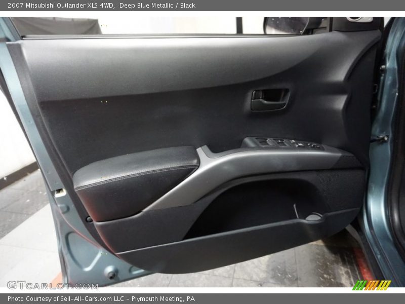 Deep Blue Metallic / Black 2007 Mitsubishi Outlander XLS 4WD