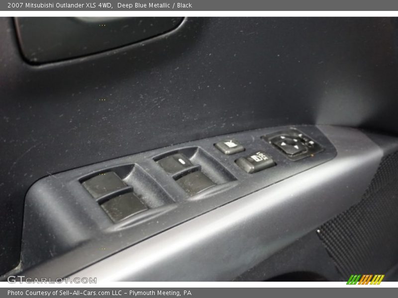 Deep Blue Metallic / Black 2007 Mitsubishi Outlander XLS 4WD