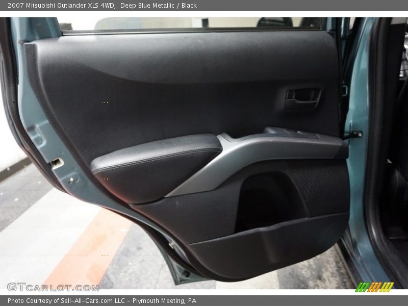 Deep Blue Metallic / Black 2007 Mitsubishi Outlander XLS 4WD