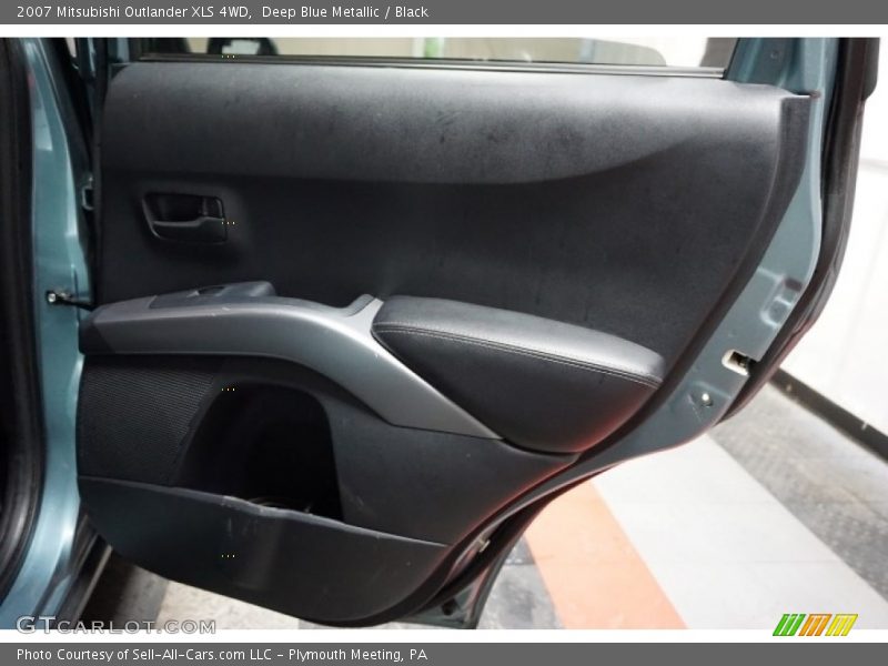 Deep Blue Metallic / Black 2007 Mitsubishi Outlander XLS 4WD