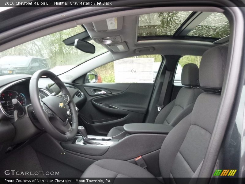 Nightfall Gray Metallic / Jet Black 2016 Chevrolet Malibu LT