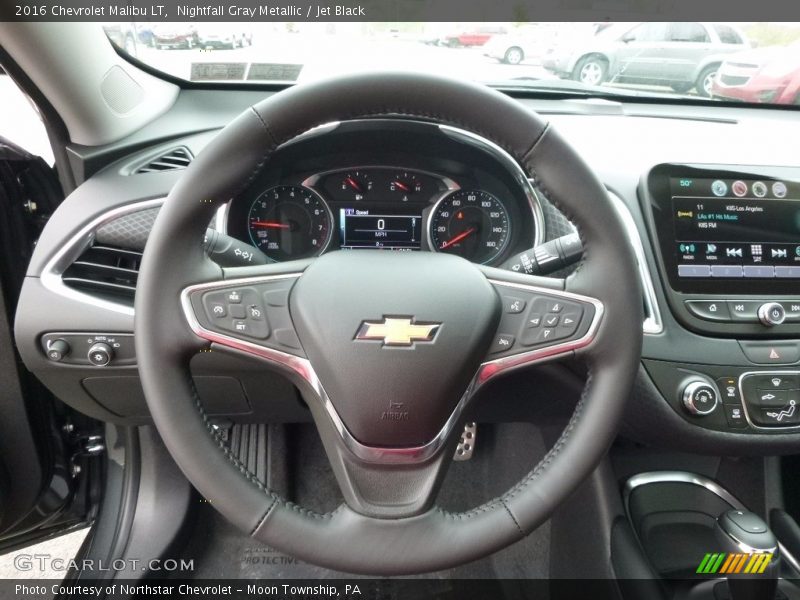 Nightfall Gray Metallic / Jet Black 2016 Chevrolet Malibu LT
