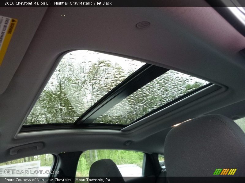 Nightfall Gray Metallic / Jet Black 2016 Chevrolet Malibu LT