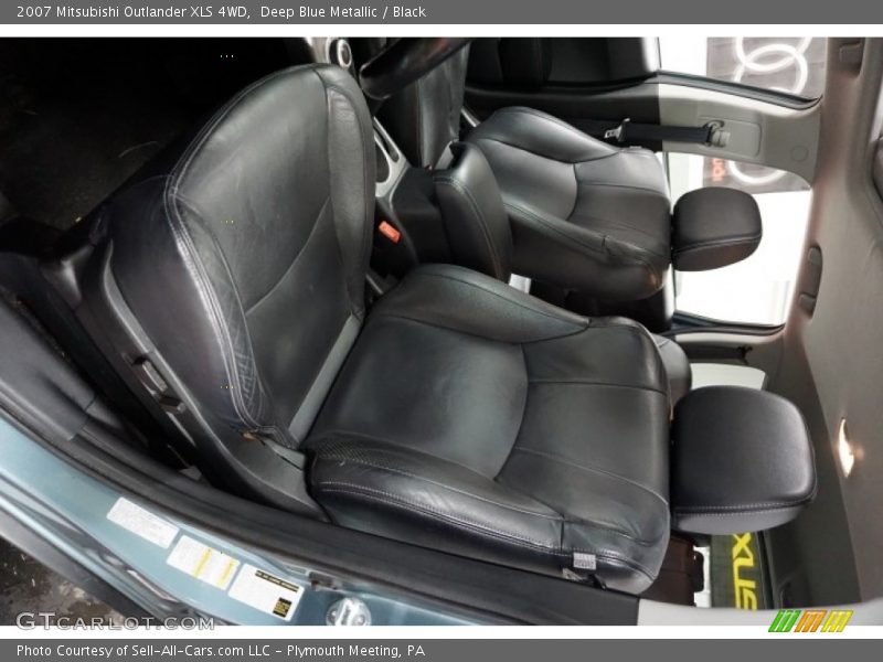 Deep Blue Metallic / Black 2007 Mitsubishi Outlander XLS 4WD