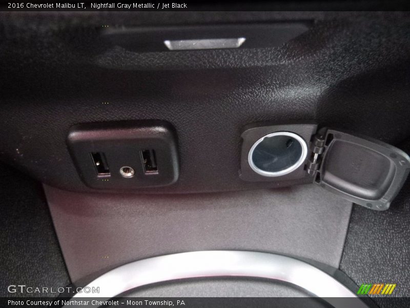 Nightfall Gray Metallic / Jet Black 2016 Chevrolet Malibu LT