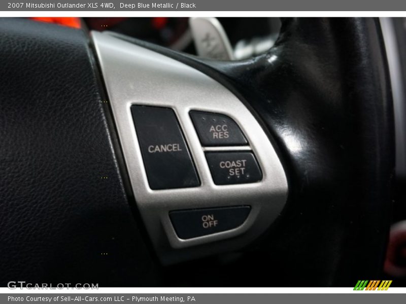 Deep Blue Metallic / Black 2007 Mitsubishi Outlander XLS 4WD