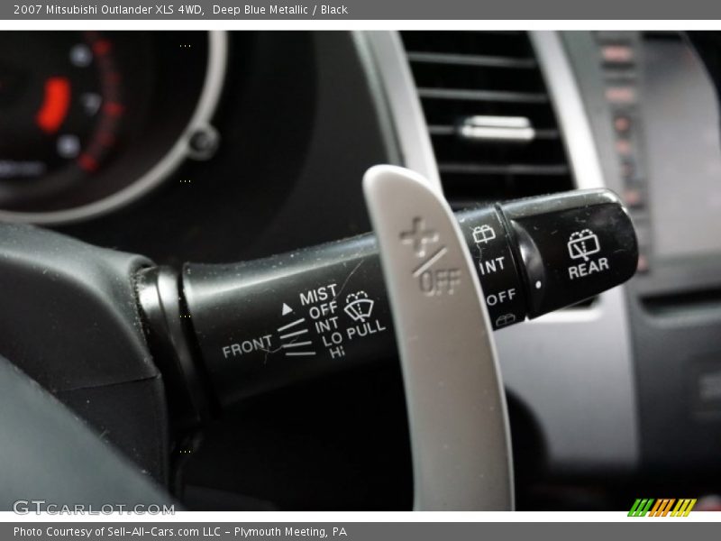 Deep Blue Metallic / Black 2007 Mitsubishi Outlander XLS 4WD