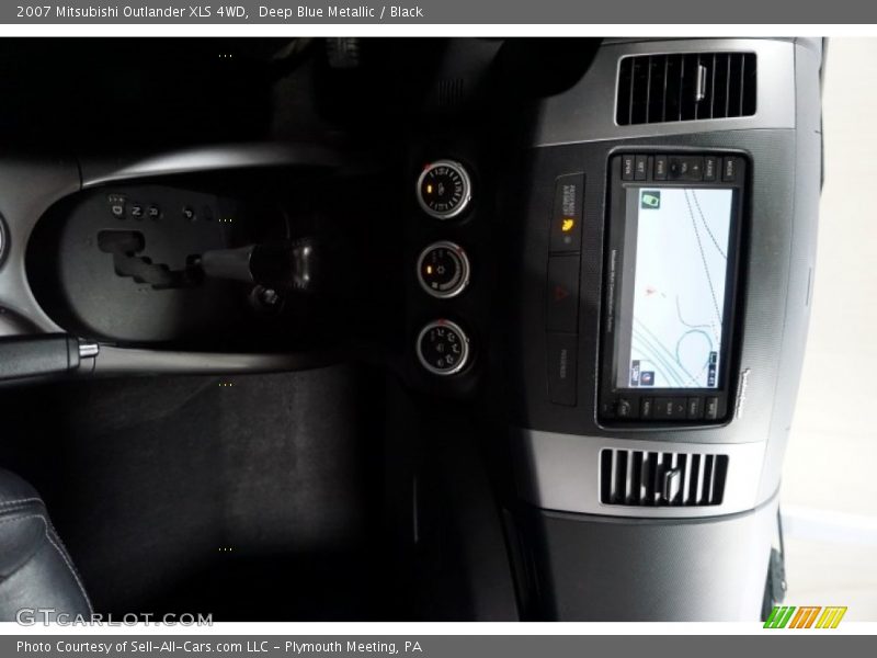 Deep Blue Metallic / Black 2007 Mitsubishi Outlander XLS 4WD