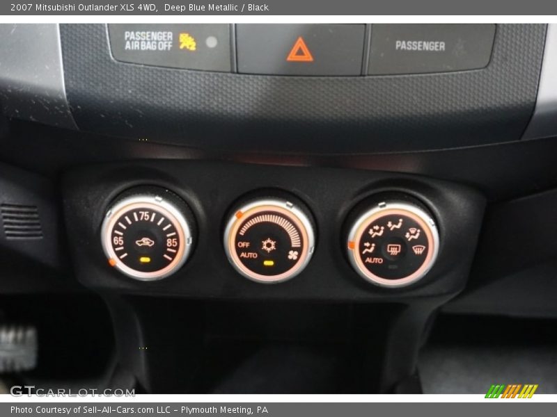 Deep Blue Metallic / Black 2007 Mitsubishi Outlander XLS 4WD