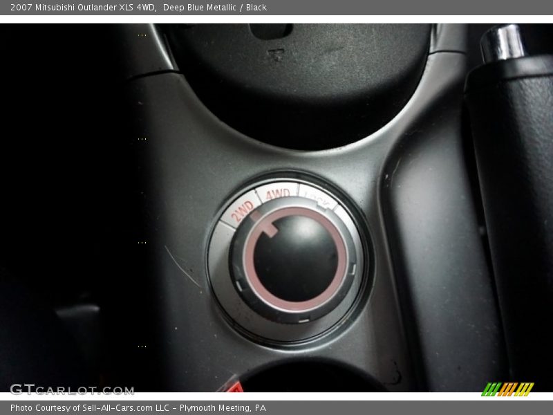 Deep Blue Metallic / Black 2007 Mitsubishi Outlander XLS 4WD