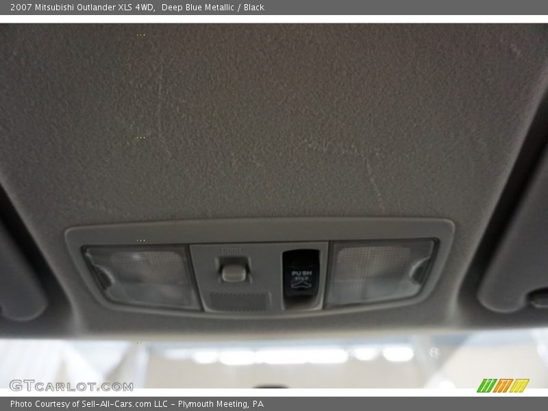 Deep Blue Metallic / Black 2007 Mitsubishi Outlander XLS 4WD