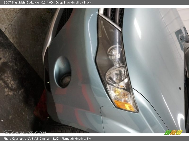 Deep Blue Metallic / Black 2007 Mitsubishi Outlander XLS 4WD