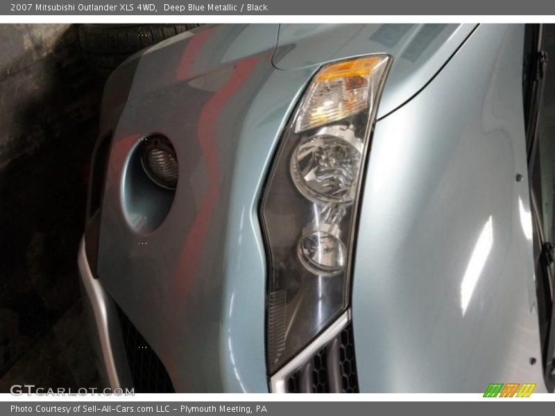 Deep Blue Metallic / Black 2007 Mitsubishi Outlander XLS 4WD