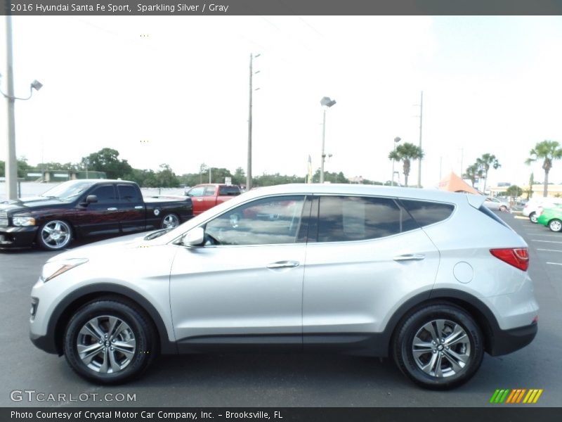 Sparkling Silver / Gray 2016 Hyundai Santa Fe Sport