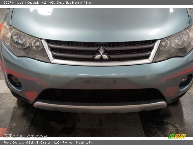 Deep Blue Metallic / Black 2007 Mitsubishi Outlander XLS 4WD