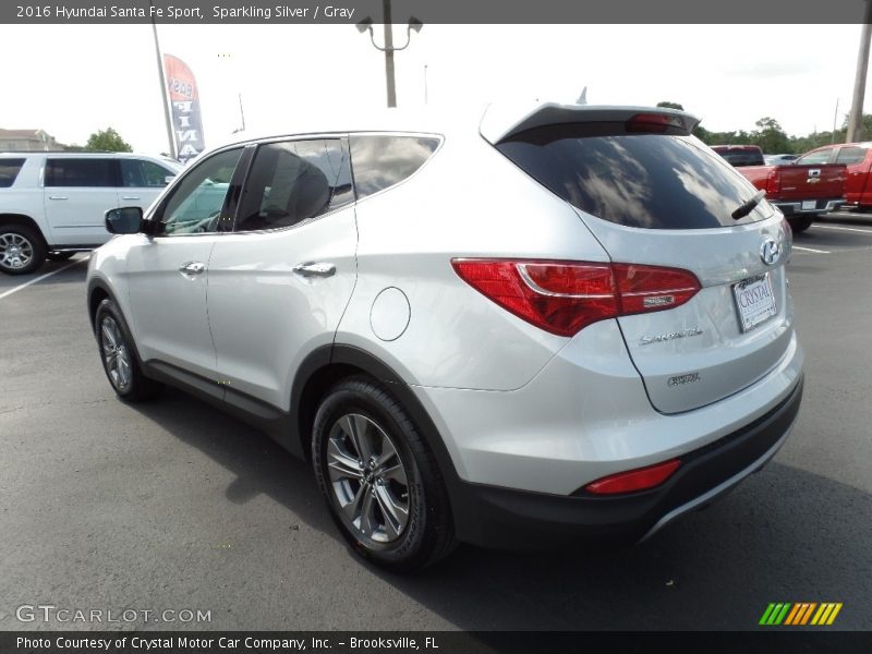 Sparkling Silver / Gray 2016 Hyundai Santa Fe Sport