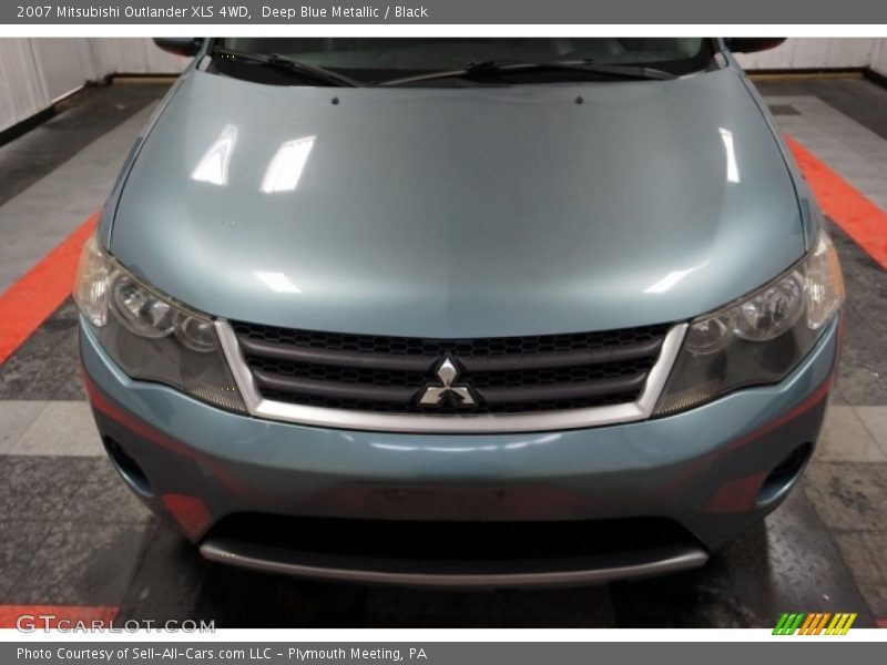 Deep Blue Metallic / Black 2007 Mitsubishi Outlander XLS 4WD