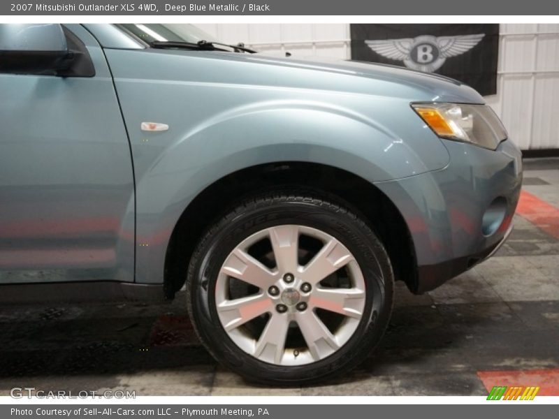 Deep Blue Metallic / Black 2007 Mitsubishi Outlander XLS 4WD