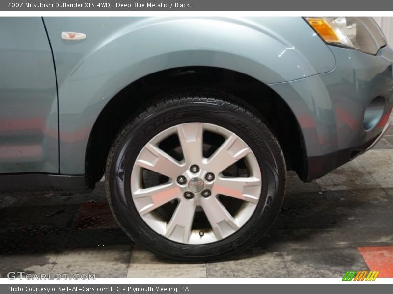 Deep Blue Metallic / Black 2007 Mitsubishi Outlander XLS 4WD