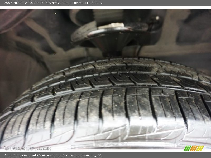 Deep Blue Metallic / Black 2007 Mitsubishi Outlander XLS 4WD
